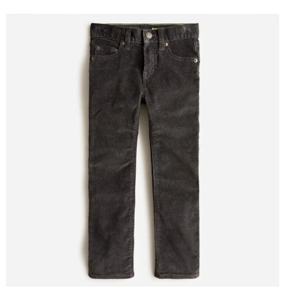 NWT Crewcuts Boy's Pants Corduroy Gray 4
